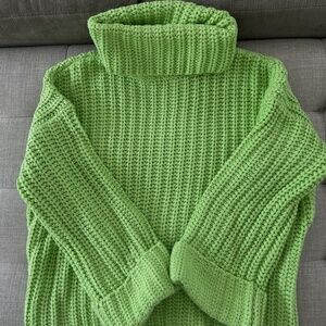 525 Lime Green Sweater